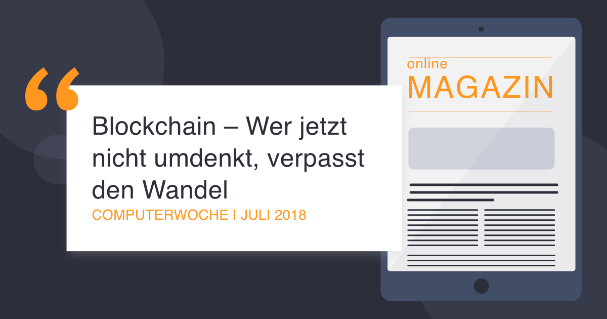 COCUS in der COmputerwoche Juli 2018 Wandel