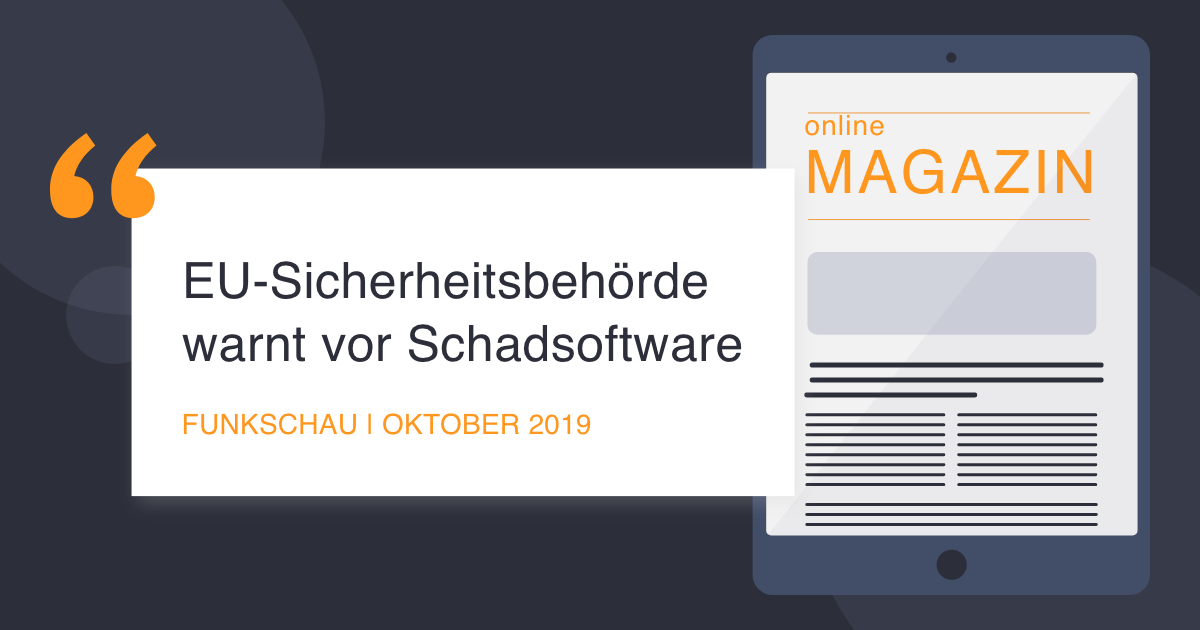 COCUS in der Funkschau Oktober 2019 Sicherheitsbehoerde warnt