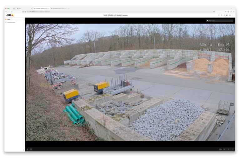 Projekterfolg bei den Technischen Betrieben Solingen – Einsatz einer smarten 5G-Lösung mit KI-Überwachung & LiDAR Vermessung Kameransicht 1 Wordpress