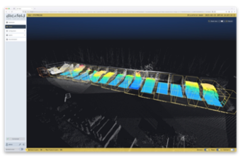 Projekterfolg bei den Technischen Betrieben Solingen – Einsatz einer smarten 5G-Lösung mit KI-Überwachung & LiDAR Vermessung Screenshot LiDAR 3 Wordpress