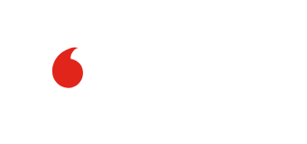 cocus Vodofone Logo negativ